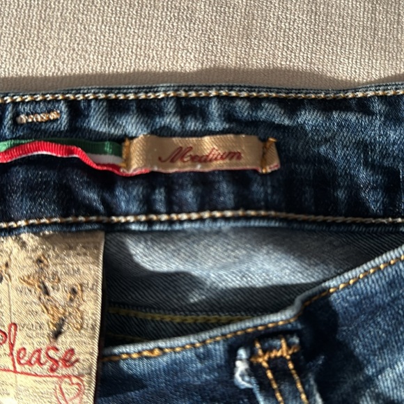 Please Jeans faded button up size medium. - Picture 5 of 7